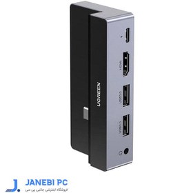 تصویر هاب 5 پورت Type C به USB 3.0 و HDMI با قابلیت PD یوگرین 70688 CM317 