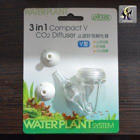 تصویر دیفیوزر ۳ کاره وی شکل کد 549 ایستا Ista compact V CO2 diffuser