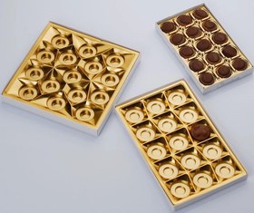 تصویر پالت رول متالایز طلایی و نقره ای پت PET Metallize