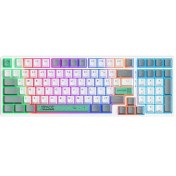 تصویر کیبورد گیمینگ مکانیکال Onikuma G38 White 