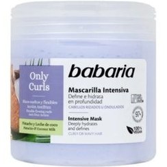 تصویر ماسک مو آبرسان عمیق باباریا مناسب موهای فر 400 میل BABARIA Hair Mask Intensive Curly Hair 400ml