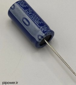 تصویر خازن الکترولیت 1000 میکرو فاراد 25 ولت 
