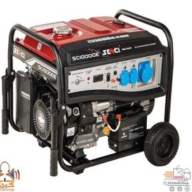 تصویر موتور برق بنزینی سنسی مدل SC10000E generator portable Senci SC10000E