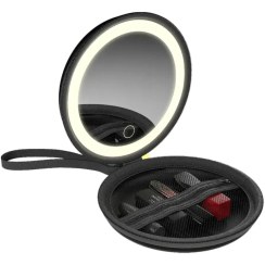 تصویر آینه آرایشی همراه بانوان گرین لاین مدل Mini Makeup Pouch 