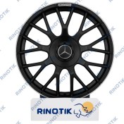 تصویر رینگ اسپرت بنز رنگ مشکی مات 