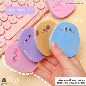 تصویر استیکی نت Oval Face چشم دار 