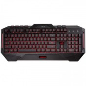 تصویر کیبورد مخصوص بازی ایسوس مدل Cerberus Asus Cerberus Gaming Keyboard With Arabic Letters