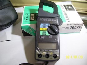 تصویر مولتی متر کلمپی کیوریتسو مدل 2007A Kyoritsu 2007A Digital Clamp Multimeter