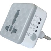 تصویر مبدل برق 3 به 2 مدل تایمردار 14031044 