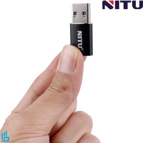 تصویر تبدیل OTG تایپ سی type-c به USB نیتو مدل NITU NN25 