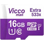 تصویر رم میکرو 16 گیگ ویکومن Vicco man Extra U1 