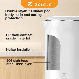 تصویر کتری برقی شيائومی مدل Zolele Electric Kettle 1.7L SH1701B Zolele Electric Kettle 1.7L SH1701B