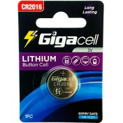 تصویر باتری سکه ای گیگاسل مدل CR2016 Gigasel