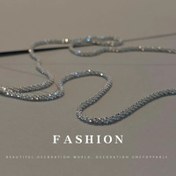 تصویر زنجیر خاویاری استیل ۴۵ سانتیمتر 