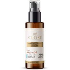 تصویر سرم احیا کننده مو سینره حاوی روغن آرگان Cinere Hair Recovery serum with Argan oil 100ml