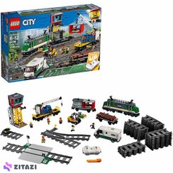 تصویر لگو سری سیتی مدل قطار باربری ۶۰۱۹۸ - LEGO City Cargo Train 60198 ۱۲۲۶ قطعه