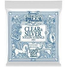 تصویر سیم گیتار کلاسیک ارنی بال ( غیر اصل ) 2403 ERNIEBALL CLEAR SILVER COPY 