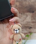 تصویر آویز موبایل طرح خرس Phone charm