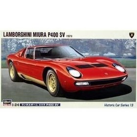 تصویر ماکت مردانه و زنانه ترازو Hc13 21213 1/24، Lamborghini Miura Sv، کیت مدل پلاستیکی خودرو Hasegawa 