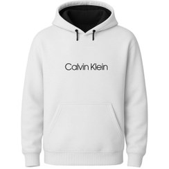 تصویر هودی مردانه طرح برند کلوین کلاین | استایل مینیمال و شیک | کد BR011 calvin-klein-hoodie-br011