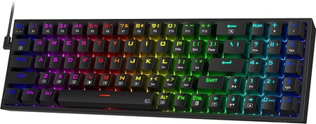 تصویر کیبورد مکانیکال گیمینگ ردراگون Pollux K628 RGB REDRAGON Pollux K628 RGB Red Switch Mechanical Gaming Keyboard