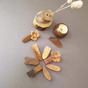 تصویر گل سر چوبی دلسی وود 