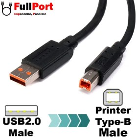 تصویر کابل پرینتر طول 5 متری USB2.0 مدل PR-050 برند واصل VASEL PR-050 Cable Printer USB2.0 5M