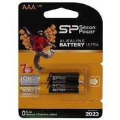 تصویر باتری نیم قلمی سیلیکون پاور مدل Alkaline Ultra بسته 2 عددی ا Silicon Power Alkaline Ultra AAA Battery Pack of 2 Silicon Power Alkaline Ultra AAA Battery Pack of 2
