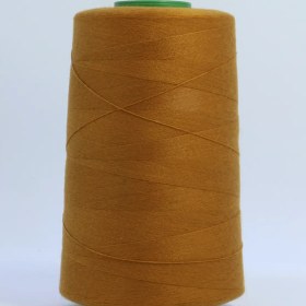 تصویر نخ خیاطی خردلی تیره 372 