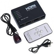 تصویر سوئیچ 5 پورت HDMI با ریموت کنترل وی نت V-SWHD1405 V-NET HDMI 5×1 Switch