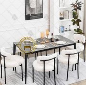 تصویر میزو صندلی نهار خوری تدی sandali tedy