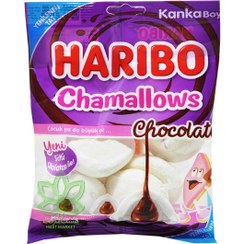 تصویر مارشمالو با مغز شکلاتی ۶۰ گرم هاریبو – haribo 