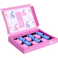 تصویر کوکتل پدیکور ژبن پلاس مدل Rabbit وزن 600 گرم بسته 12 عددی Jabon Peddi Bombs 12 Pcs-Rabbit