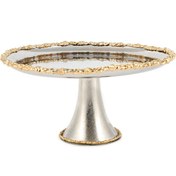 تصویر شیرینی خوری فلزی ریتون مدل النا سایز ۲۰ سانت 