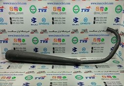 تصویر اگزوز موتور سیکلت هوندا مدل MKZ کد ۳ مشکی ساده 