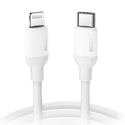 تصویر کابل شارژ و دیتا 3 آمپر لایتنینگ به USB-C یوگرین مدل US387 