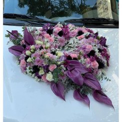 تصویر تزیین ماشین عروس ال نود 4229 