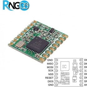 تصویر RFM95W LORA WIRELESS 915MHZ 