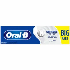 تصویر خمیر دندان اورال بی ORAL-B سفید کننده مدل WHITENING PROTECT حجم 100 میل 