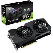 تصویر کارت گرافیک ایسوس مدل RTX3060TI DUAL ظرفیت ۸ گیگابایت 
