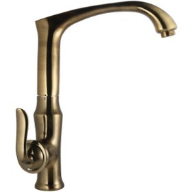 تصویر شیر ظرفشویی البرز روز مدل اسپیرال Alborzrooz gold-Spiral kitchen tap