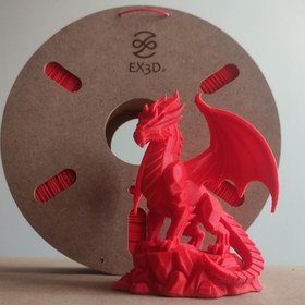 تصویر فیلامنت abs قرمز EX3D 