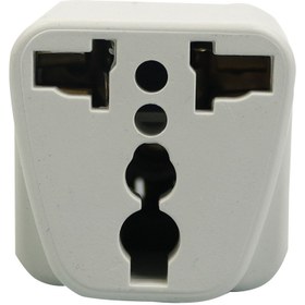 تصویر تبدیل برق 3 به 2 EUROPE Travel Charger Power Adapter Converter