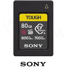 تصویر کارت حافظه سی اف اکسپرس سونی 80 گیگ – Sony 80GB CFexpress Type A Tough Sony 80GB CFexpress Type A Tough memory card