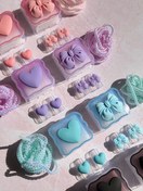 تصویر محافظ آداپتور 25 وات سامسونگ قلب و پاپیون رنگی (4تکه) 