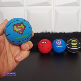 تصویر مینی توپ سیلیکونی طرح کارتونی 