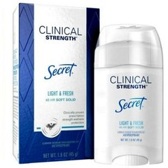 تصویر ضد تعریق (مام) سکرت کلینیکال آنسکنتد Secret Clinical Strength Deodorant Soft Solid Unscented 