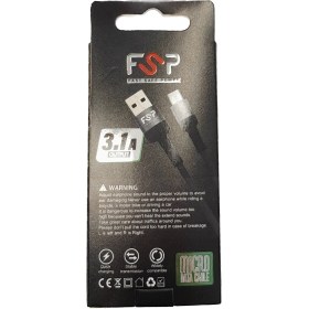 تصویر کابل شارژ USB به اندروید FSP مدلC-50 V8 