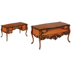 تصویر میز مدیریت کلاسیک مدل یاشیل 