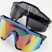تصویر عینک ورزشی دوچرخه،موتور،اسکیت،طبیعت و کوه لنز پهن برند 100% 